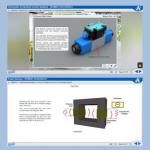 Screenshots From Electro Fluid Power Multimedia Course