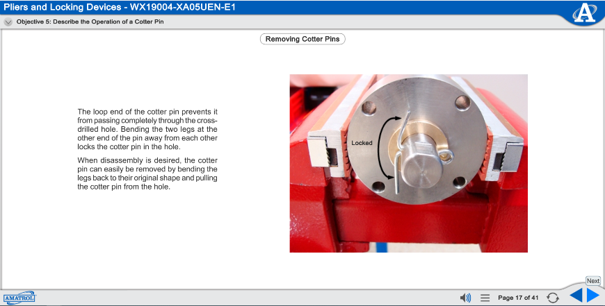 Pliers and Locking Devices Interactive eLearning