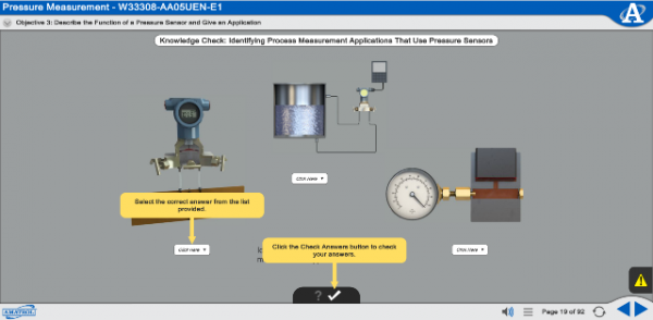 Pressure Process Control eLearning Sample