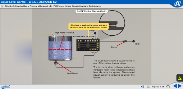 Amatrol T5552FA Level and Flow Process Control eLearning Sample