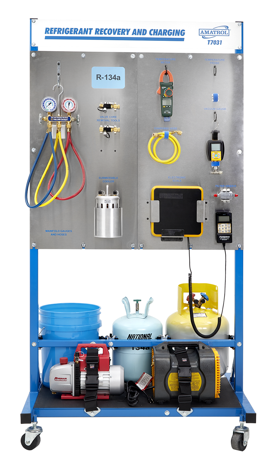 Amatrol Refrigerant Recovery and Charging Learning System for R-134a (T7031)