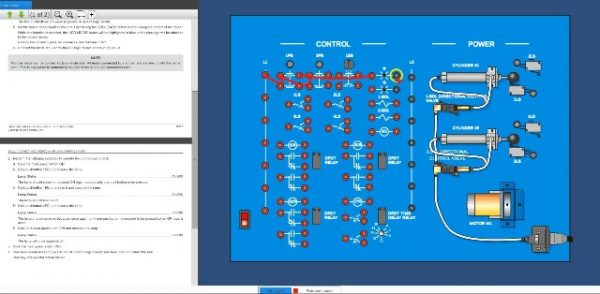 Amatrol Electrical Control 1 Learning System (96-ECS1) Virtual Simulator