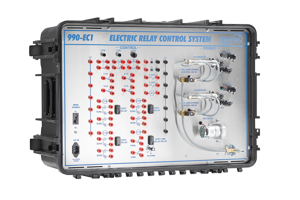 Amatrol Portable Electric Relay Control Troubleshooting Learning System (990-EC1F)