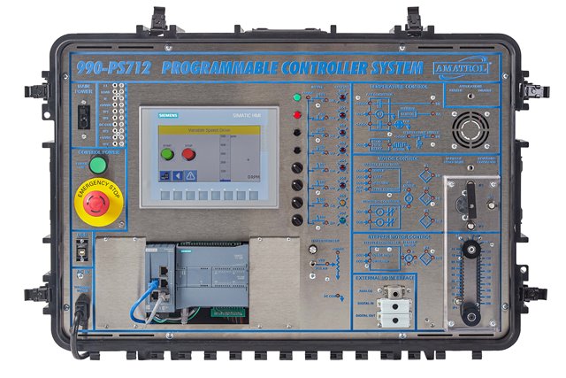 Amatrol Portable PLC Troubleshooting Learning System – Siemens S71200 (990-PS712F)