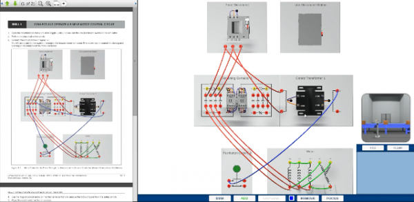 Amatrol Electric Motor Control Learning System (85-MT5) Virtual Trainer Sample