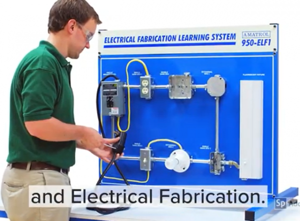 Amatrol Electrical Fabrication Learning System (990-ELF1) Video