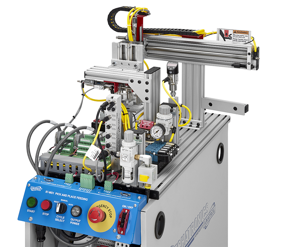 Smart Factory Sensor 1 Learning System: 87-SN1AB53A - AB CompactLogix L16, Pneumatics Vacuum Featured