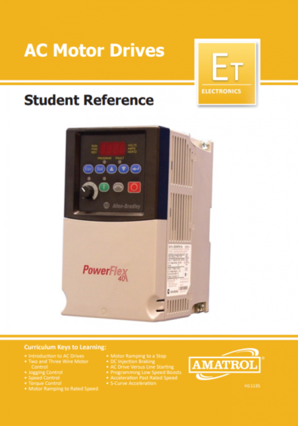 990-DRV1 AC Variable Frequency Drives Student Reference Guide Cover