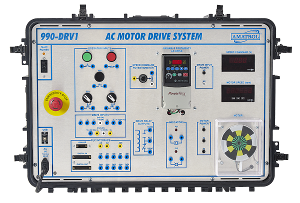990-DRV1F AC Motor Drive System with FaultPro Troubleshooting Software