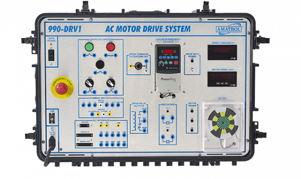 Amatrol Portable AC Variable Frequency Drives Learning System (990-DRV1) Front View