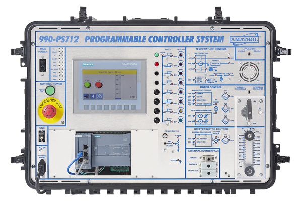 Amatrol Portable PLC Troubleshooting Learning System - Siemens S71200 (990-PS712F)