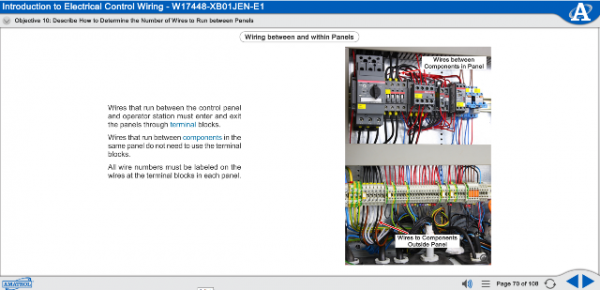 Amatrol Electrical Wiring Learning System (850-MT6B) eLearning Curriculum Sample