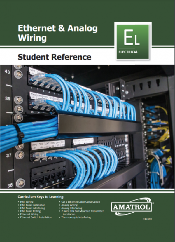 Amatrol Ethernet and Analog Wiring Learning System (85-MT6BC) Student Reference Guide