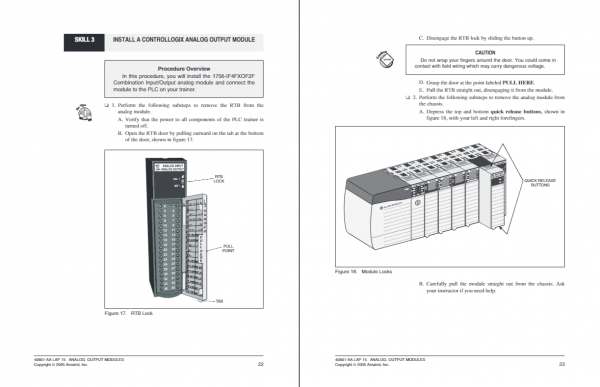 Amatrol PLC Analog Application Learning System - ControlLogix (89-AS-AB5500) Curriculum Sample