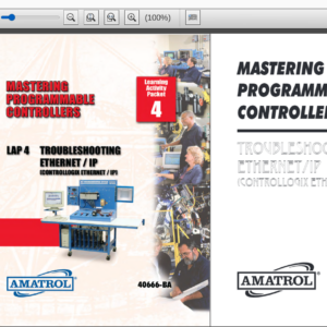 Amatrol PLC Ethernet Learning System - ControlLogix (89-EN-AB5500) eBook Curriculum Sample