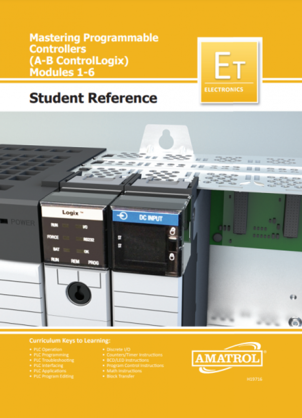 Amatrol PLC Troubleshooting Learning System - AB ControlLogix (890-AB5500) Student Reference Guide