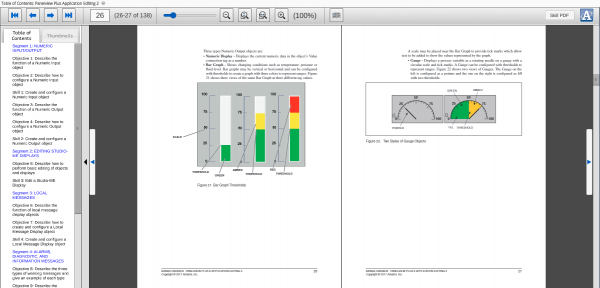 Amatrol PanelView Plus Learning System - AB ControlLogix (89-PVAB5500) eBook Curriculum Sample