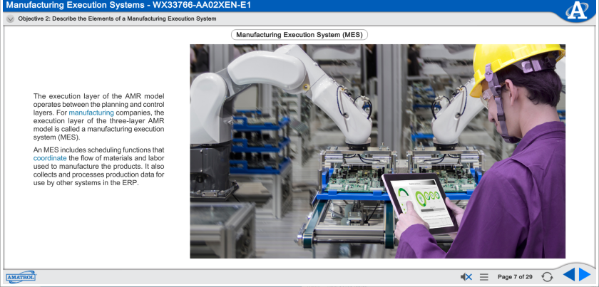 Smart Factory Manufacturing Execution Learning System - AB 4