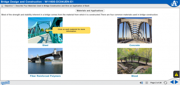 Amatrol Design of Structures 1 Learning System (94-DOS1) eLearning Curriculum Sample