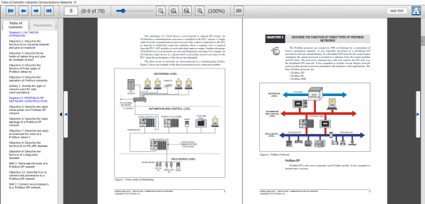 Amatrol PLC Profibus Learning System - Siemens S7 (89-DPS7300) eBook Curriculum Sample