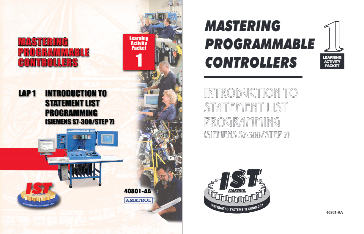 Amatrol PLC Statement List Learning System - Siemens S7300 (89-SL-S7300) Curriculum Sample