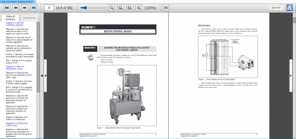 Amatrol PLC Troubleshooting Learning System - Siemens S7 (890-S7312B) (890-S7315B) eBook Curriculum Sample