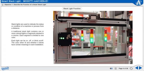 Multimedia Courseware - Mechatronics Smart Device Stacklight, AB L16 2