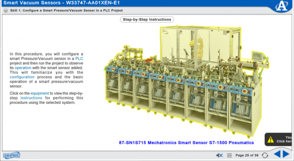 Smart Factory Sensor 1 Learning System - Siemens S7-1500, Pneumatics Vacuum 3