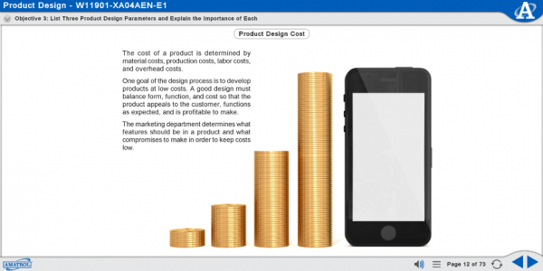 M11901 eLearning Curriculum Sample Explaining Product Design Cost