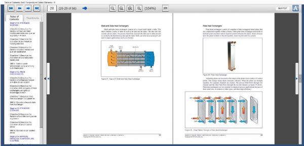 E33301 eBook Sample Showing Diagrams of Shell-and-Tube Heat Exchangers and Plate Heat Exchangers