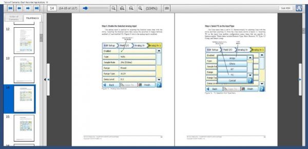 E33307 eBook Sample Showing Chart Recorder Applications and Input Types