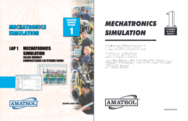 Amatrol MechaSIM Mechatronics Simulation Learning System - AB CompactLogix L16 (87-MSSAB53A) Curriculum Sample