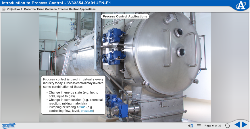Process Control Applications eLearning