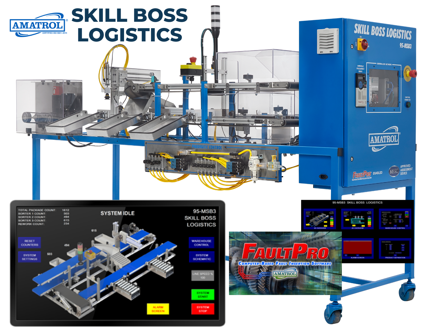 Amatrol Skill Boss Logistics Supply Chain Automation Training & Assessment