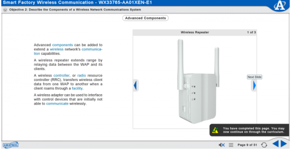 Smart Factory Wireless Communications Learning System 1