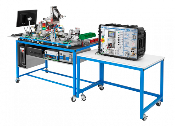 Tabletop Mechatronics Smart Factory Ethernet Learning System – AB Micro820: 87-TENAB82