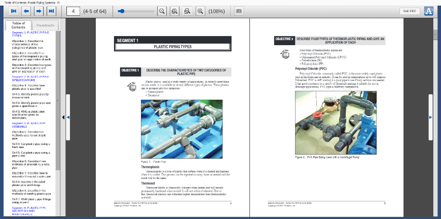 EB526 eBook Sample Describing Thermoplastic and Thermoset Plastic Piping Types