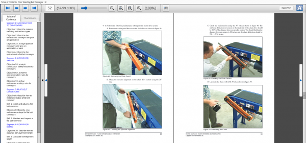 Floor-Standing Belt Conveyor eBook Curriculum (E19160) Sample