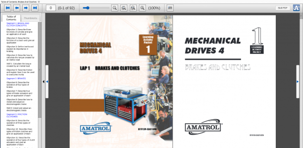 Mechanical Drives 4 eBook (E19159) Curriculum Sample