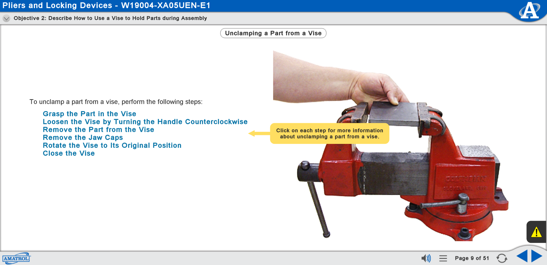 Mechanical Fabrication 1 Learning System (950-MPF1) eLearning Curriculum Sample