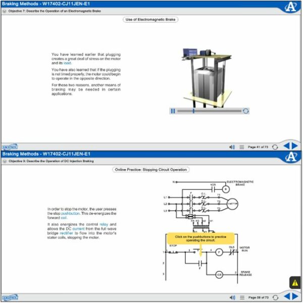 Electrical Motor Control Virtual Trainer | ELearning Course