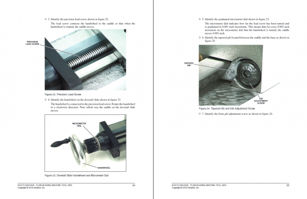 Plain Bearing Machine Tool Axis Learning System (97-ME4B) Curriculum Sample