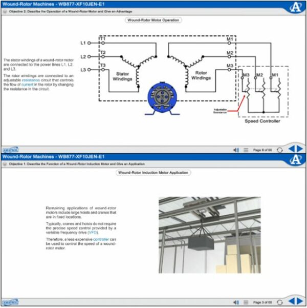 Electrical Motor Control Virtual Trainer | ELearning Course