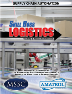 Amatrol MSSC debut Skill Boss Logistics - Amatrol Skill Boss Logistics Brochure Cover
