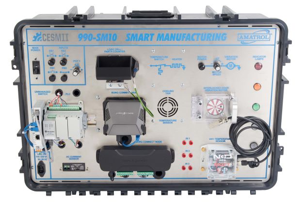 990-SM10 Portable Smart Manufacturing Workstation Learning System