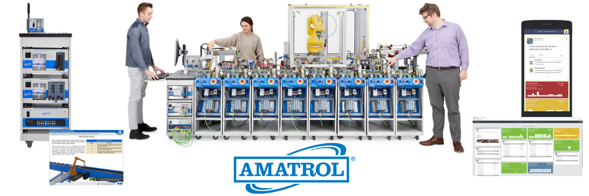 Amatrol Smart Factory Mechatronics Training System Header Image