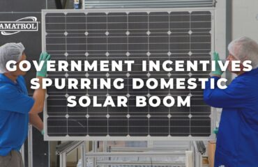 Amatrol Micro-Blog Graphic - Government Incentives Spurring Domestic Solar Boom