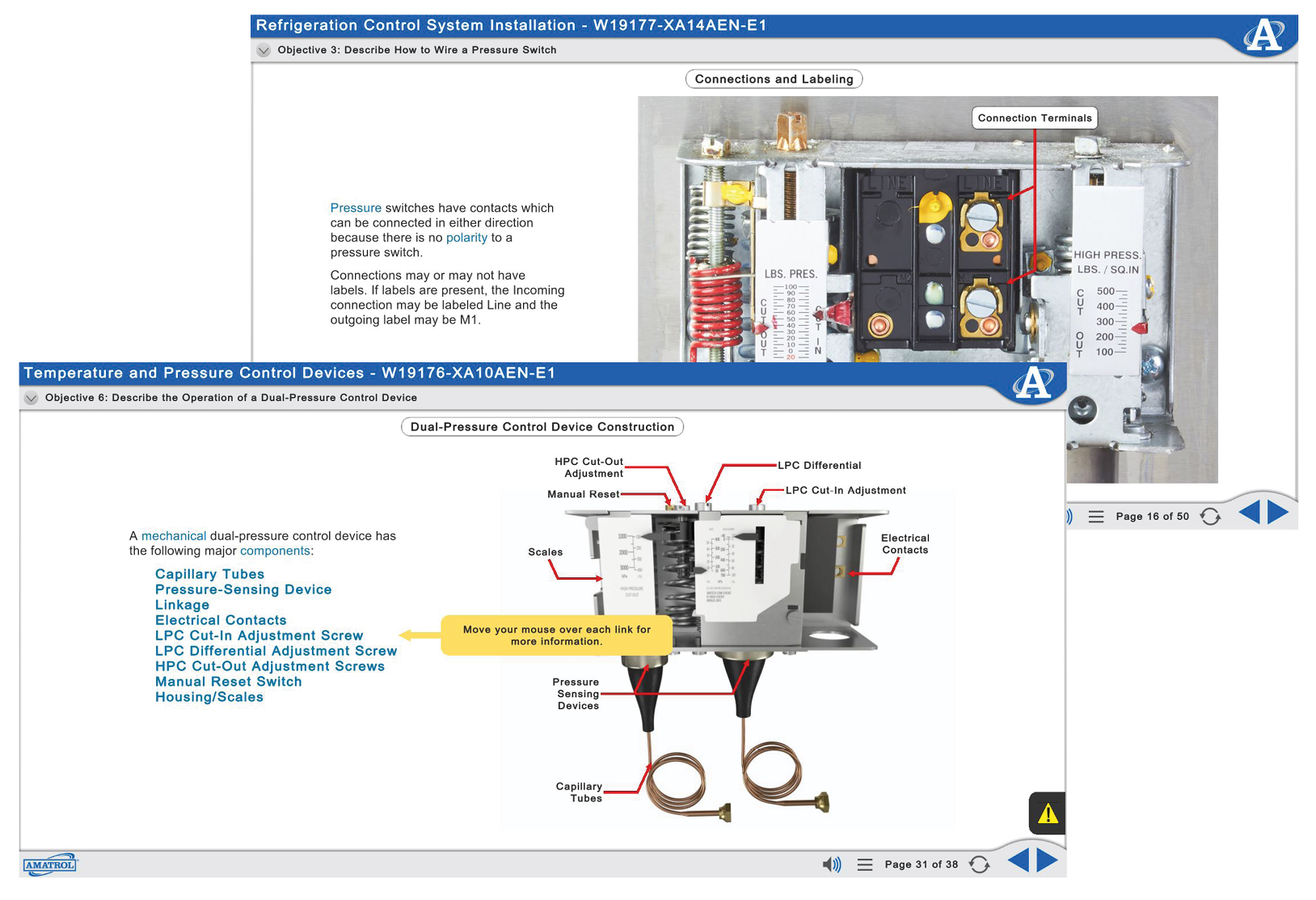 Amatrol T7300 HVAC Motor Control Training System eLearning Curriculum